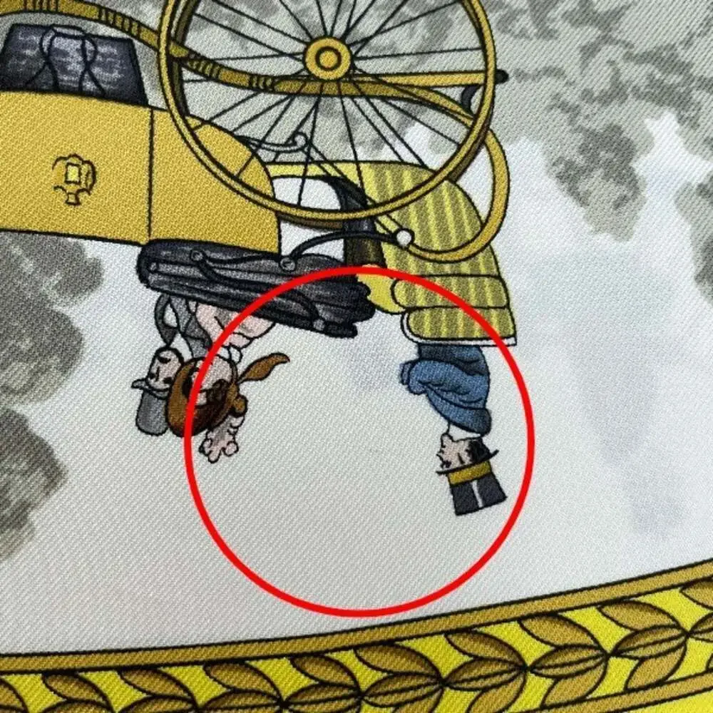 HERMES Authentic Yellow Scarf - Picture 11 of 13